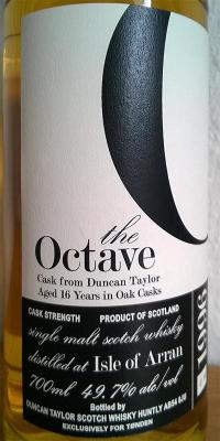 Arran 1996 DT Sherry Octave Cask Finish #814198 Tonden Exclusive 49.7% 700ml