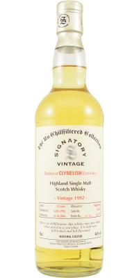 Clynelish 1992 SV The Un-Chillfiltered Collection #6307 46% 700ml