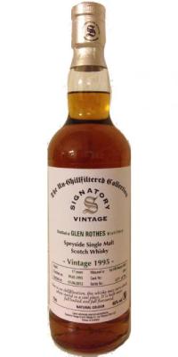 Glenrothes 1995 SV The Un-Chillfiltered Collection First Fill Sherry Butt #6181 46% 700ml