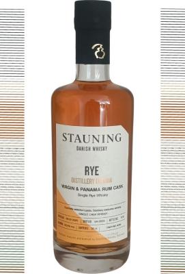Stauning Distillery Edition 2020 Rye Virgin & Panama Rum Cask Virgin & Panama Rum Cask 50.5% 350ml