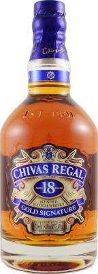 Chivas Regal 18yo Gold Signature Australia New Zealand 40% 700ml