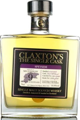 Miltonduff 2008 Cl The Single Cask 1st Fill Barrel 1842-700990 55.9% 700ml