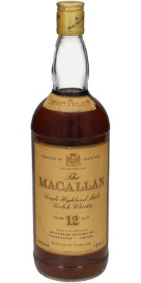 Macallan 12yo N.A.A.F.I stores for H.M Forces 43% 1000ml