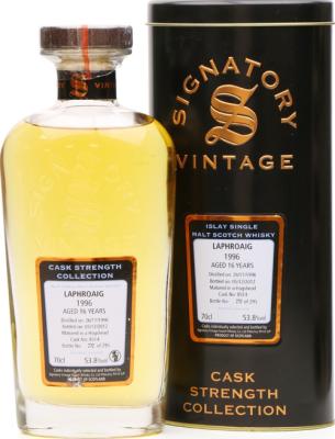 Laphroaig 1996 SV Cask Strength Collection #8514 53.8% 700ml