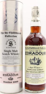Edradour 2009 SV The Un-Chillfiltered Collection Sherry Butt #350 46% 700ml