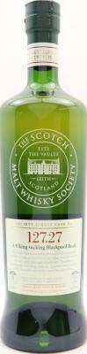 Port Charlotte 2003 SMWS 127.27 a Viking sucking Blackpool Rock Refill Ex-Bourbon Barrel 66.4% 700ml