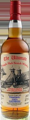 Tamdhu 2005 vW The Ultimate Cask Strength Sherry Butt #347 59.6% 700ml