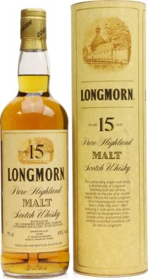 Longmorn 15yo Pure Highland Malt Scotch Whisky 43% 750ml