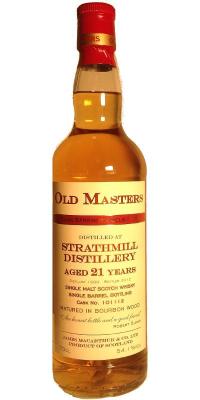 Strathmill 1990 JM Old Masters Cask Strength Selection #101112 54.1% 700ml
