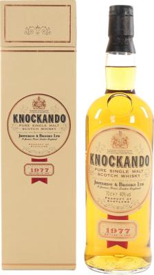 Knockando 1977 by Justerini & Brooks Ltd 40% 700ml