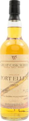 Port Ellen 1982 WS Great Cask Series 28yo Refill Sherry Puncheon Whiskysite.nl 57.5% 700ml