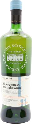 Mannochmore 2006 SMWS 64.103 All sweetness and light wood 1st Fill Ex-Bourbon Barrel 58.9% 700ml