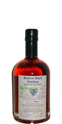 Badmils Black 2017 Heavy Peaty 1st fill Mils oak 46% 500ml