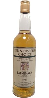 Balmenach 1987 GM Connoisseurs Choice 40% 700ml