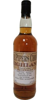 The Pipers Choice 1995 IM Highland Chieftain's Special Release Sherry Cask #61178 48% 700ml