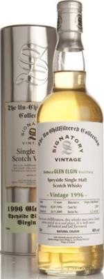 Glen Elgin 1996 SV The Un-Chillfiltered Collection Virgin Oak Barrel #2340 46% 700ml