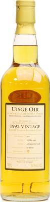 Bruichladdich 1992 UD Uisge Oir Bourbon Cask 1911 56.1% 700ml