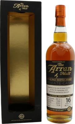 Arran 1998 Exclusively For Denmark Private Cask 16yo Sherry Hogshead 1998/1129 55.3% 700ml