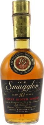 Old Smuggler 10yo Finest Scotch Whisky P. Soffiantino & Co. Genova Italy 43% 750ml