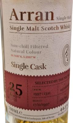 Arran 1997 DD 44.3% 700ml