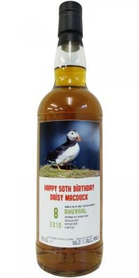 Rhuvaal 2010 UD Sherry Cask 50th Birthday Daisy MacDuck 55.3% 700ml