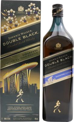 Johnnie Walker Double Black Singapore Edition Travel retail 40% 1000ml