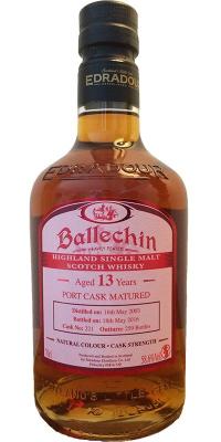 Ballechin 2003 Port Cask Matured #221 Distillery Exclusive 58.6% 700ml