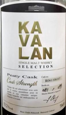 Kavalan Selection Peaty Cask 53.2% 700ml