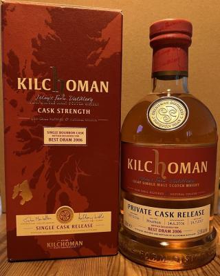 Kilchoman 2006 Private Cask Release Bourbon Barrel 107/2006 53.8% 700ml