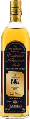 Bushmills 1975 Millennium Malt Cask no.300 Selected for UTV 43% 700ml