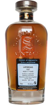 Laphroaig 1997 SV Cask Strength Collection Refill Sherry Hogshead #3353 55.6% 700ml