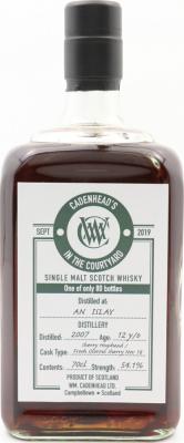 An Islay Distillery 2007 CA Cadenhead in The Courtyard 2019 12yo 54.1% 700ml