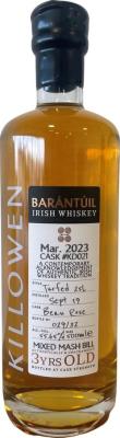 Killowen 2019 Single Cask Hungarian Oak Beau Rose 55.65% 500ml