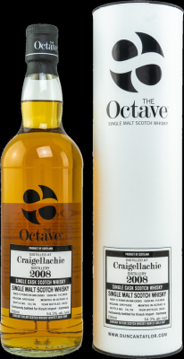 Craigellachie 2008 DT The Octave 13yo in oak casks 9 months in Octave Kirsch Import Germany 54.3% 700ml