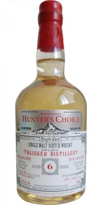 Talisker 2008 HL Hunter's Choice A Platinum Selection Refill Hogshead James Richardson 58.1% 700ml