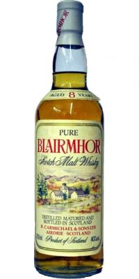 Blairmhor 8yo RC&S Pure Scotch Malt Whisky 40% 700ml