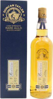 Bowmore 1982 DT Rare Auld 22yo Oak Cask #85011 59% 700ml