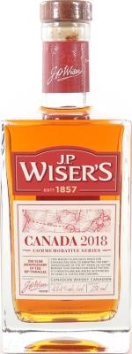 J.P. Wiser's Canada 2018 Commemorative Series 43.4% 750ml