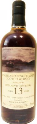 Ben Nevis 2006 HiSp WA916 Whisky & Alement 57.1% 700ml