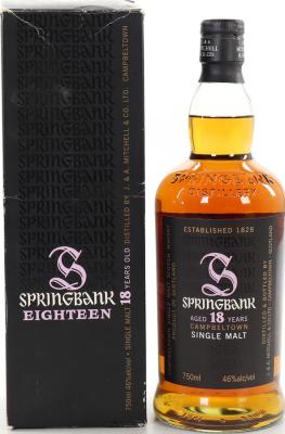 Springbank 18yo 46% 750ml