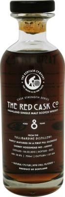 Tullibardine 2015 GWhL The Red Cask Co 1st Fill Oloroso Sherry Finish 58.8% 700ml