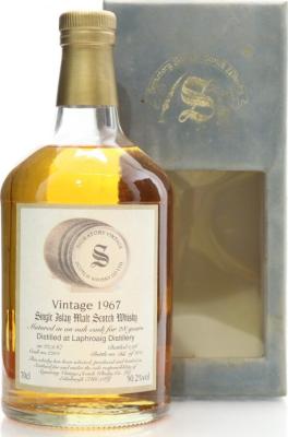 Laphroaig 1967 SV Vintage Collection Dumpy Oak Cask #2201 50.2% 700ml