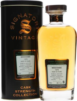 Mosstowie 1979 SV Cask Strength Collection Bourbon Barrel #25756 48.1% 700ml