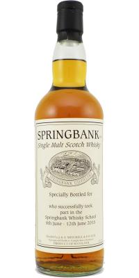 Springbank Whisky School 2015 47.1% 700ml