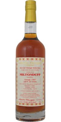 Miltonduff 1987 AC Special Vintage Selection Bourbon Hogshead #9470 56.1% 700ml
