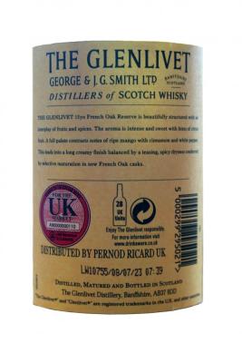 Glenlivet 15yo New French Oak Casks 40% 700ml