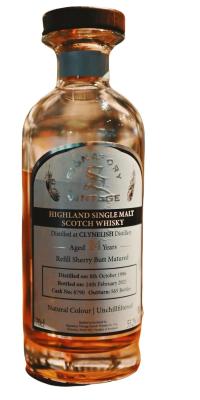 Clynelish 1996 SV Signatoty Vintage Cask Strength Refill Sherry Butt 55.2% 700ml