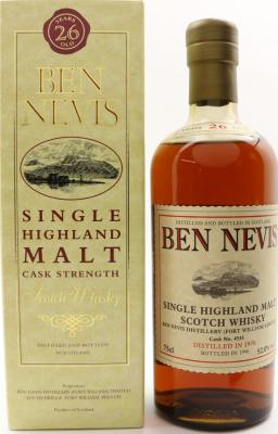 Ben Nevis 1970 Fort William Limited Oak Cask 4535 52% 750ml