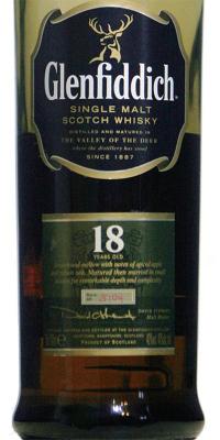 Glenfiddich 18yo Married In Small Batches Oloroso Sherry & Bourbon Casks 40% 700ml