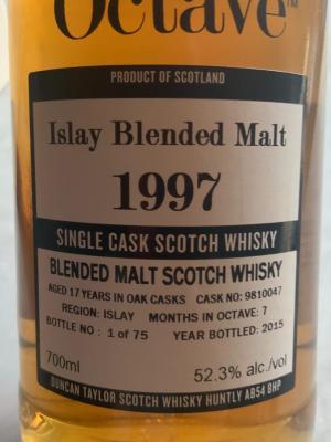Islay Blended Malt 1997 DT The Octave Oak + Sherry Octave Finish 9810047 52.3% 700ml